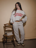 OU Sooners Varsity Plaid Mock Neck Sweatshirt