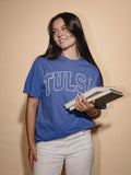 University of Tulsa Polka Dot Puff Ink Blue CC Tee