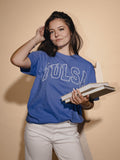 University of Tulsa Polka Dot Puff Ink Blue CC Tee