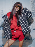 LivyLu Red Signature Waffle Top