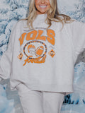 Tennessee Vols Gridiron Weekend Edit Ash Gray Mock Neck Sweatshirt