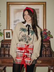 The Beach Boys Merry Christmas Baby Sand Thrifted Sweatshirt