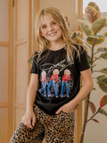 Children's Dolly Parton Triple Threat Black Tee