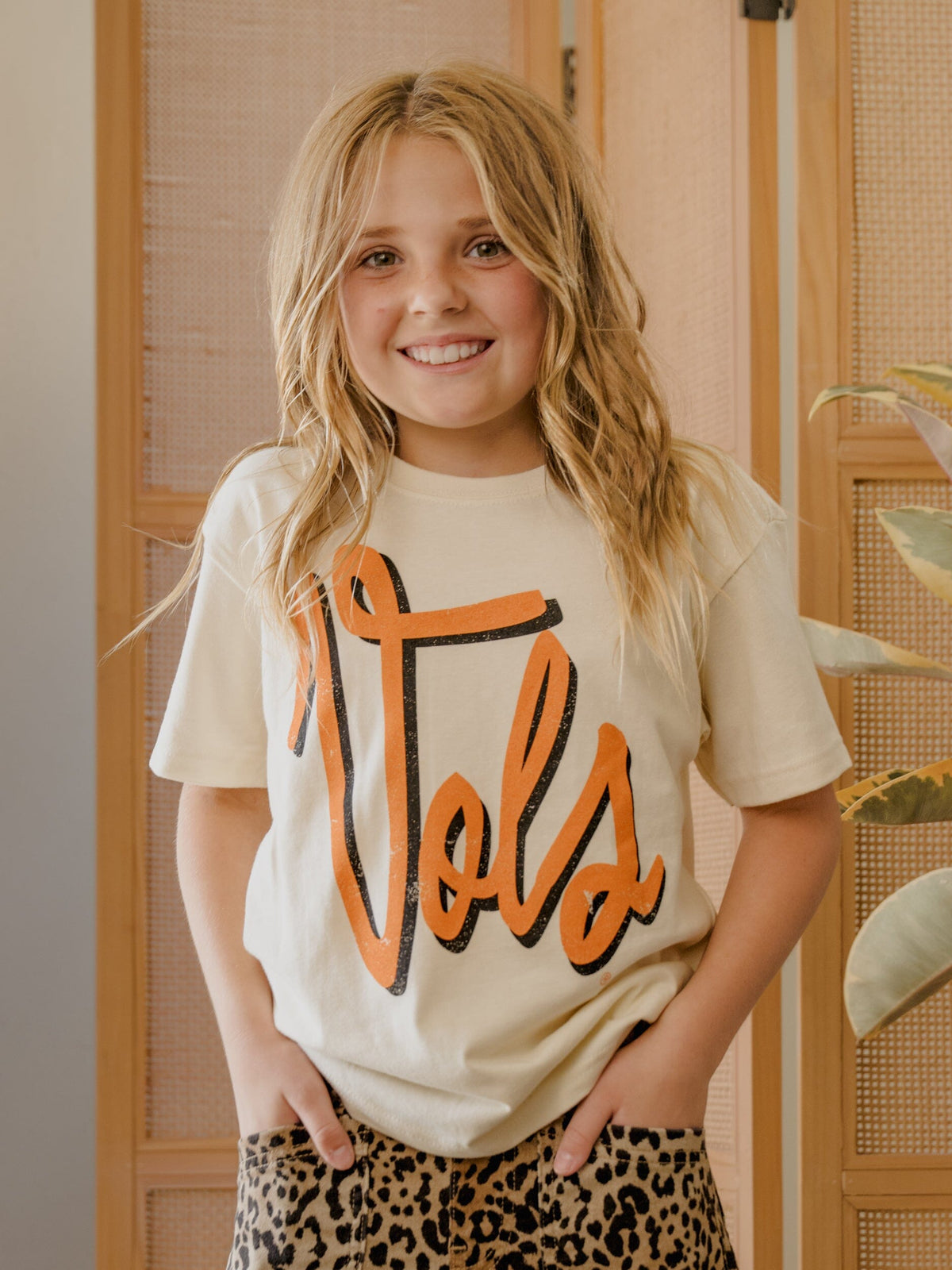 Children's Tennessee Vols Barbie Off White Tee