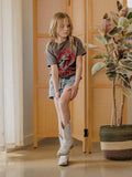 Children's Rolling Stones Rock 'Em Huskers Charcoal Tee