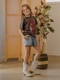 Children's Rolling Stones Rock 'Em Huskers Charcoal Tee