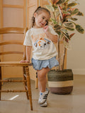 Children's Dolly Parton Raised on Dolly & The Vols Cream Tee