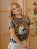 Children's Dolly Parton Raised on Dolly & The Vols Charcoal Tee