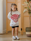 Children's Arkansas Razorbacks Campus Classic Gray Mock Neck Sweatshirt