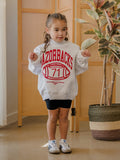 Children's Arkansas Razorbacks Campus Classic Gray Mock Neck Sweatshirt