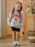 Children's OU Cartoon Mascot Gray Sweatshirt