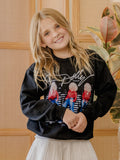 Children's Dolly Parton Triple Threat Black Sweatshirt