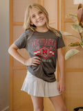 Children's Nebraska Huskers Pep Rally Charcoal Tee