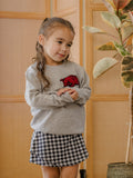 Children's Arkansas Razorbacks Chenille Patch Gray Sweatshirt
