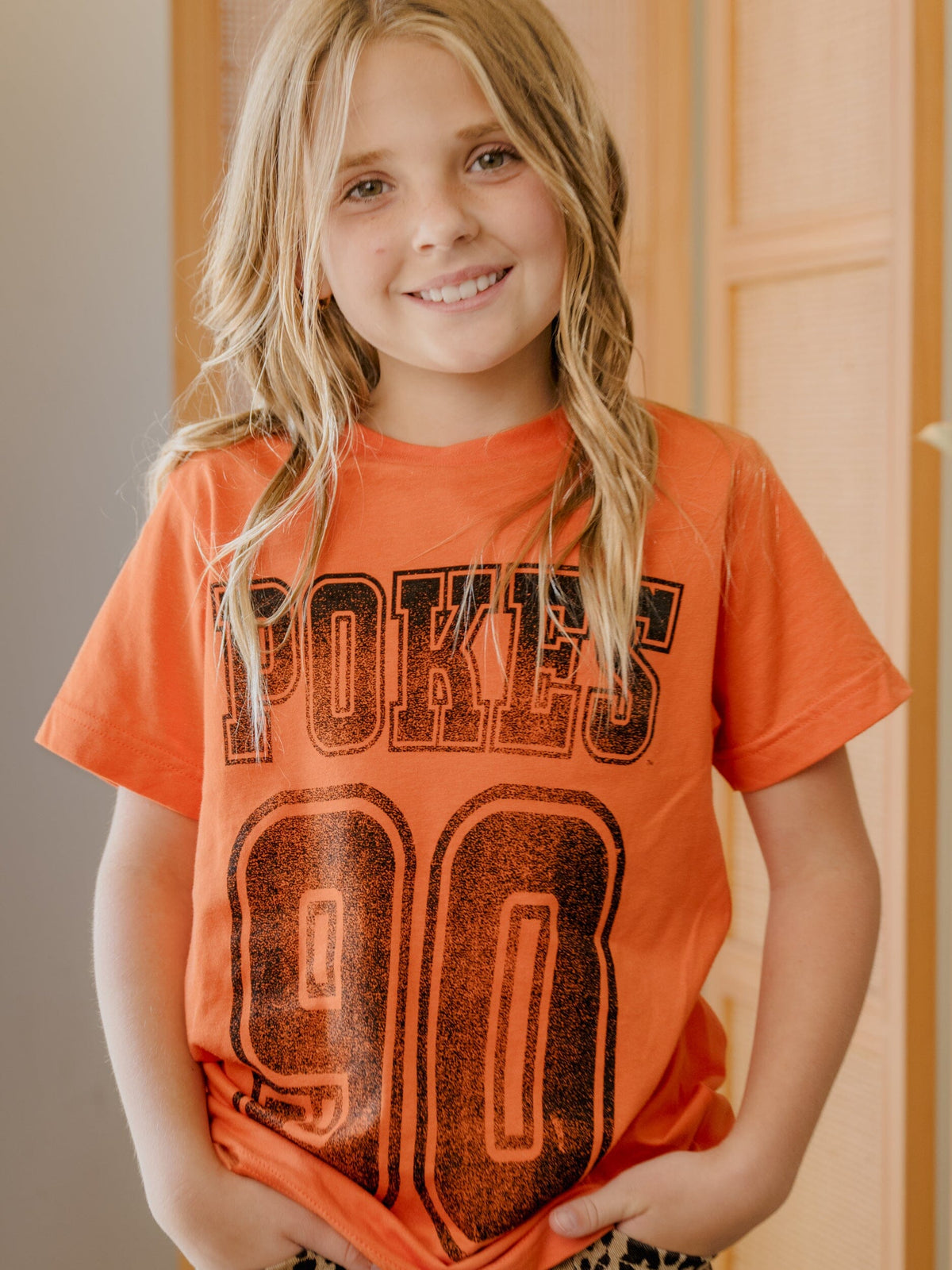 Children's OSU Cowboys Player Orange Tee
