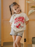 Children's OU Sooners Established Date Helmet Ivory Tee