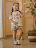 Children's OU Mega Arch Oatmeal Tee