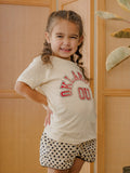 Children's OU Mega Arch Oatmeal Tee
