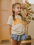 Children's Vols Mono Puff Ink Off White Tee