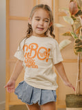 Children's Dolly Parton GBO Butterfly Oatmeal Tee
