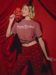 Roses are Red, I'm Going to Bed Crimson CC Tee