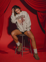 Oklahoma Hearts & Horses Natural Sweatshirt
