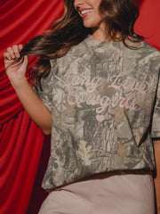 Long Live Cowgirls Camouflage Tee