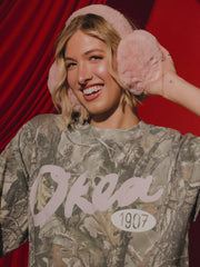 Oklahoma OKLA Established Script Camouflage Tee