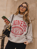 *COMING SOON* OU Sooners Campus Classic Gray Roll Neck Sweatshirt