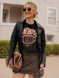 OSU Cowboys Campus Classic Smoke Heavyweight Cropped Tee