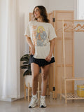 Dolly Parton Vols Game Day Mascot Off White Thrifted Tee