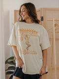 Dolly Parton Touchdown Tennessee Vols Off White Thrifted Tee