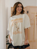 Dolly Parton Touchdown Tennessee Vols Off White Thrifted Tee
