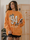 Tennessee Vols Jersey Patch Orange Chrome Hi Dive Sweatshirt