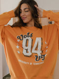 Tennessee Vols Jersey Patch Orange Chrome Hi Dive Sweatshirt