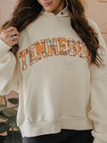 *COMING SOON* Tennessee Vols Varsity Plaid Off White Hoodie