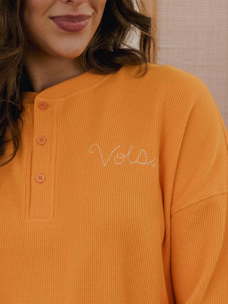 *COMING SOON* Tennessee Vols Stitched Orange Signature Waffle Top