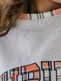 *COMING SOON* Auburn Tigers Varsity Plaid Mock Neck Sweatshirt