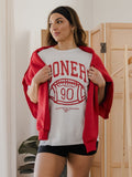 OU Sooners Campus Classic Ash Gray Thrifted Tee