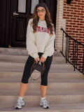*COMING SOON* Nebraska Corn Huskers Varsity Plaid Off White Hoodie