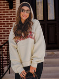*COMING SOON* Nebraska Corn Huskers Varsity Plaid Off White Hoodie