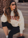 *COMING SOON* Nebraska Corn Huskers Varsity Plaid Off White Hoodie