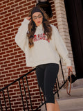 *COMING SOON* Nebraska Corn Huskers Varsity Plaid Off White Hoodie