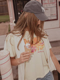 The Beach Boys Retro Fun Fun Yellow Ellie Perfect Tee