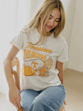 Tennessee Vols Football Pennant Vintage White Ellie Perfect Tee