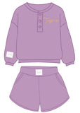 *COMING SOON* LSU Tigers Stitched Purple Signature Waffle Top
