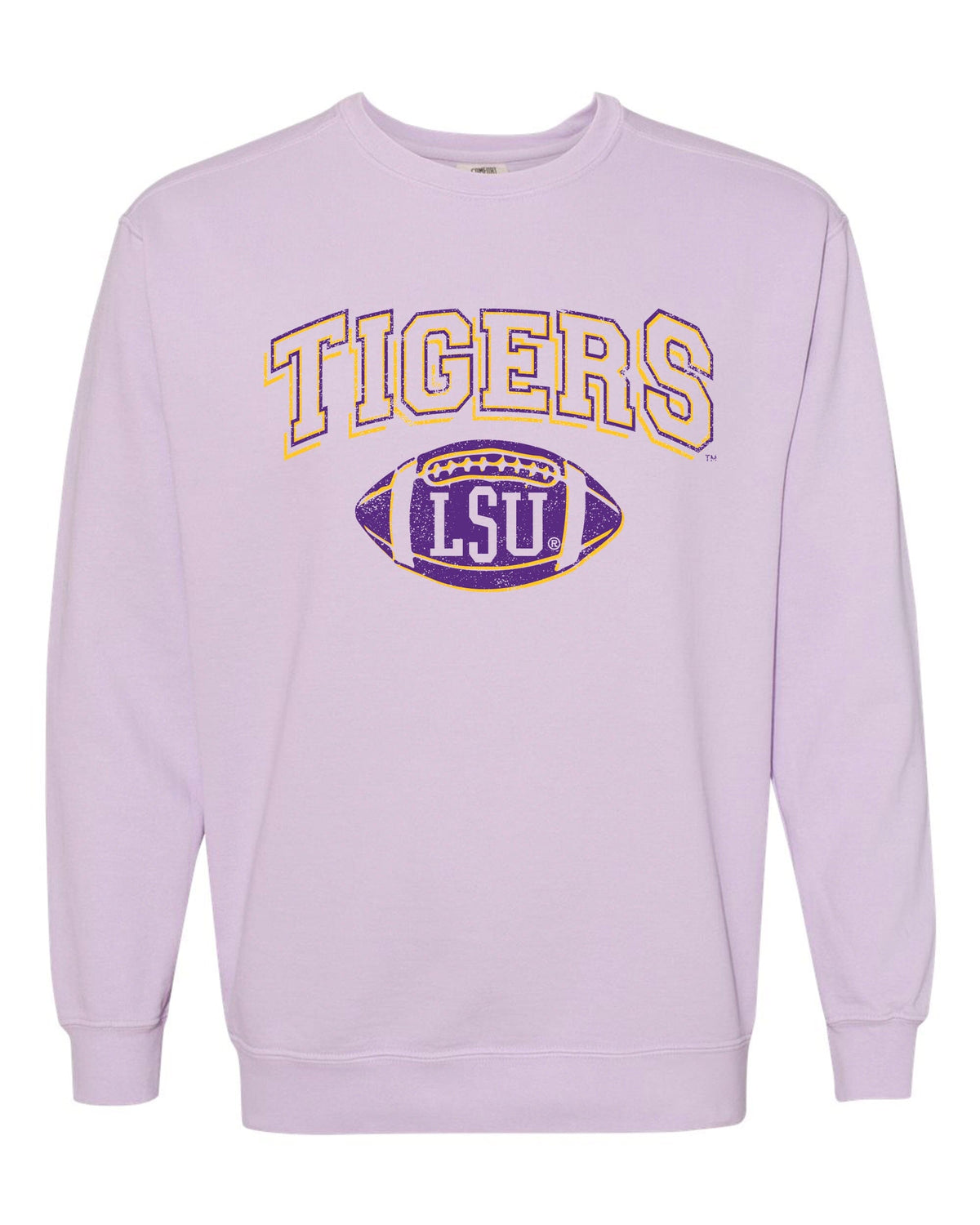 LSU Tigers Wonka Football Orchid Sweatshirt