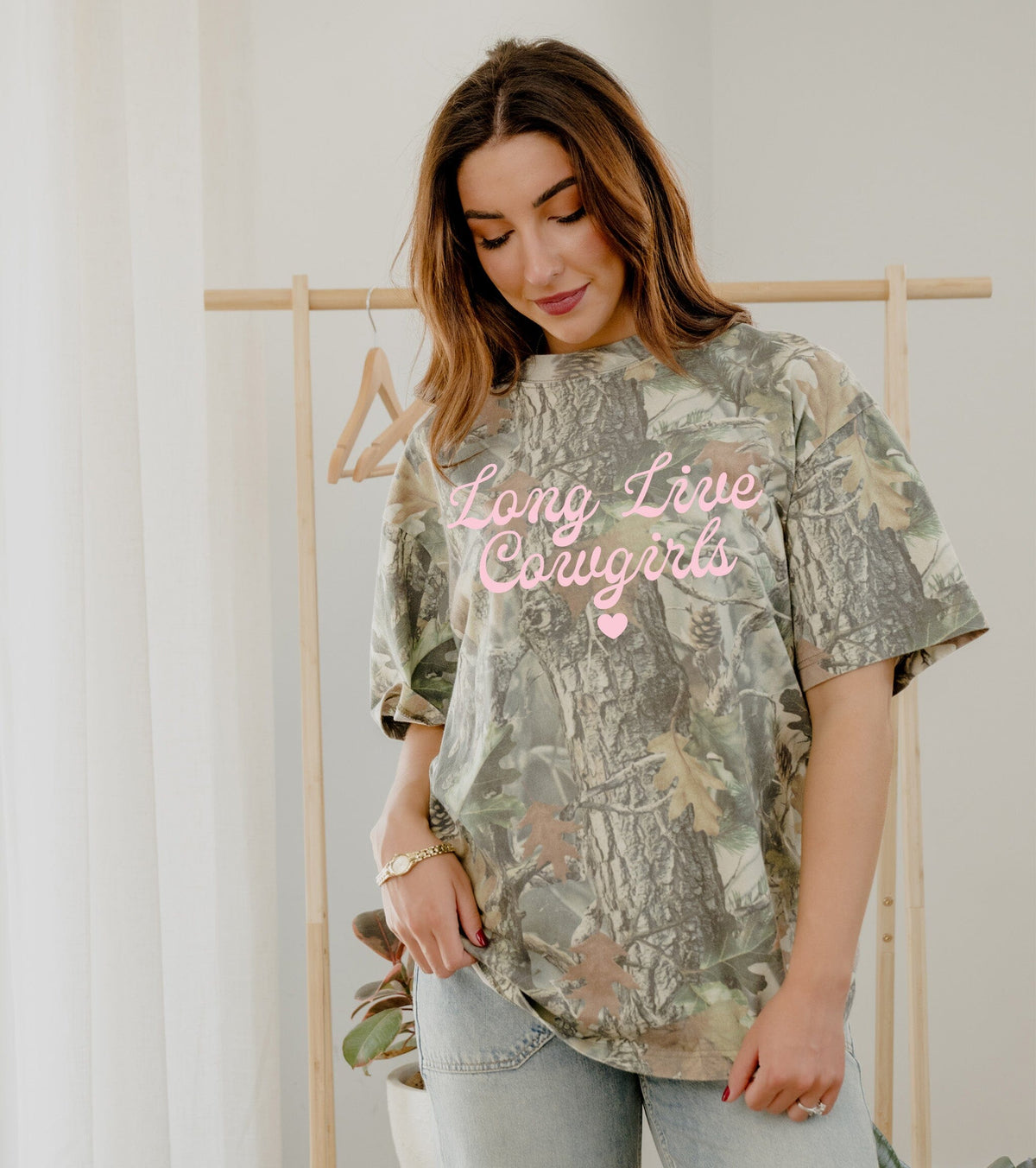 Long Live Cowgirls Camouflage Tee