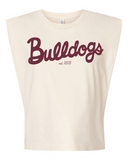 Mississippi State Bulldogs Bold Script Off White Tank