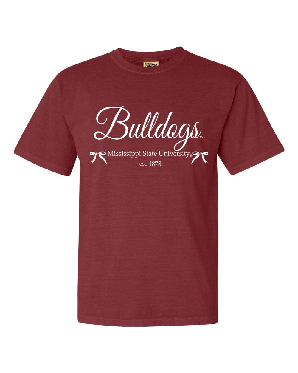 Mississippi State Bulldogs Established Bows Maroon Tee